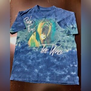 Pink Floyd The Wall wrap around blue tie-dye no tags/no brand